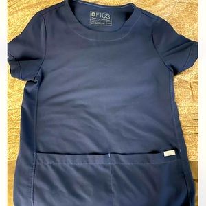 FIGS Limited Edition RAMA Crewneck Navy Blue XXS